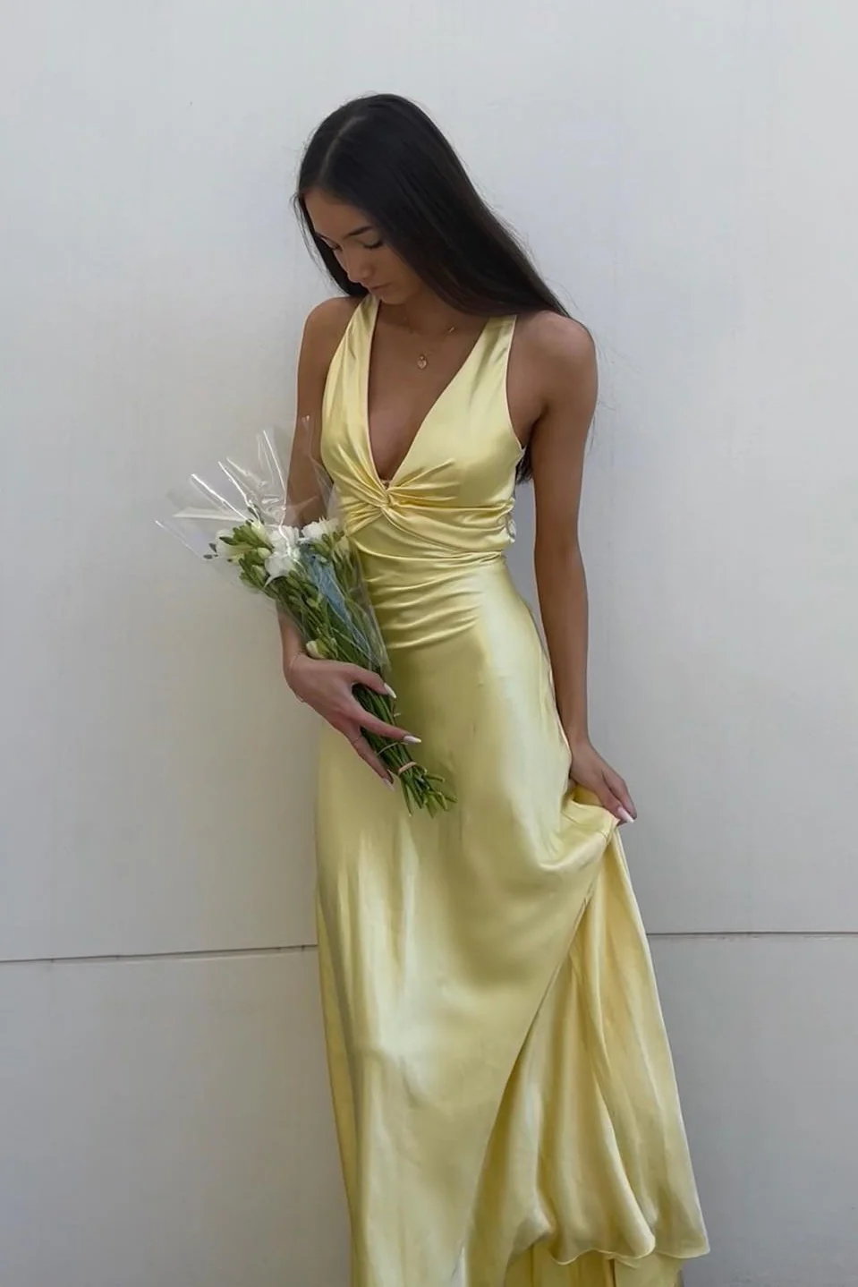 Sexy Mermaid V neckline Long Prom Dress P1620