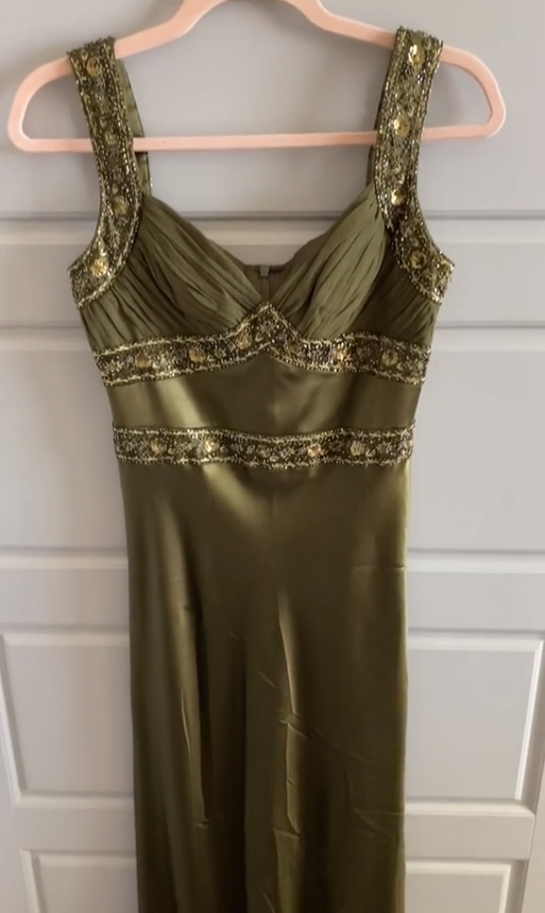 Elegant Olive Green Dresses