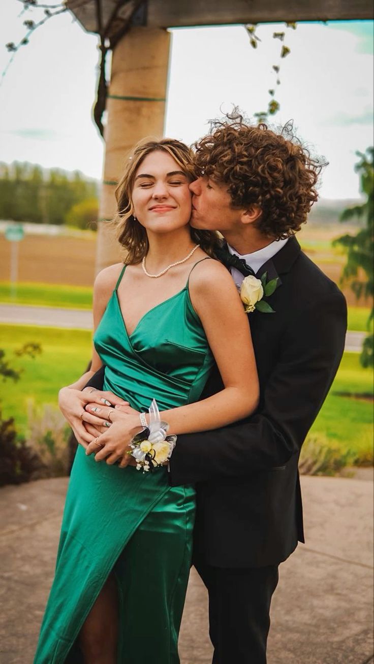 Modest Mermaid Straps Long Satin Green Slit Prom Dresses P1239