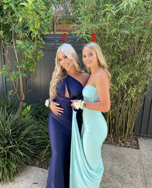 Sexy Sheath Long Prom Dresses 22th Birthday Outfit P1788