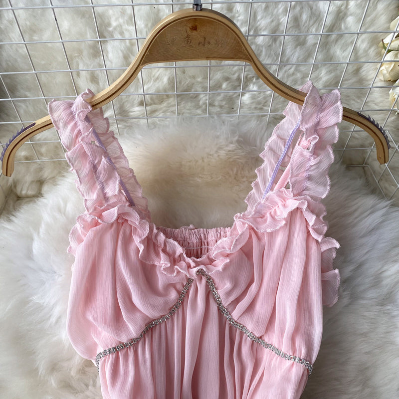 Pink A-line Fashion Dress P271