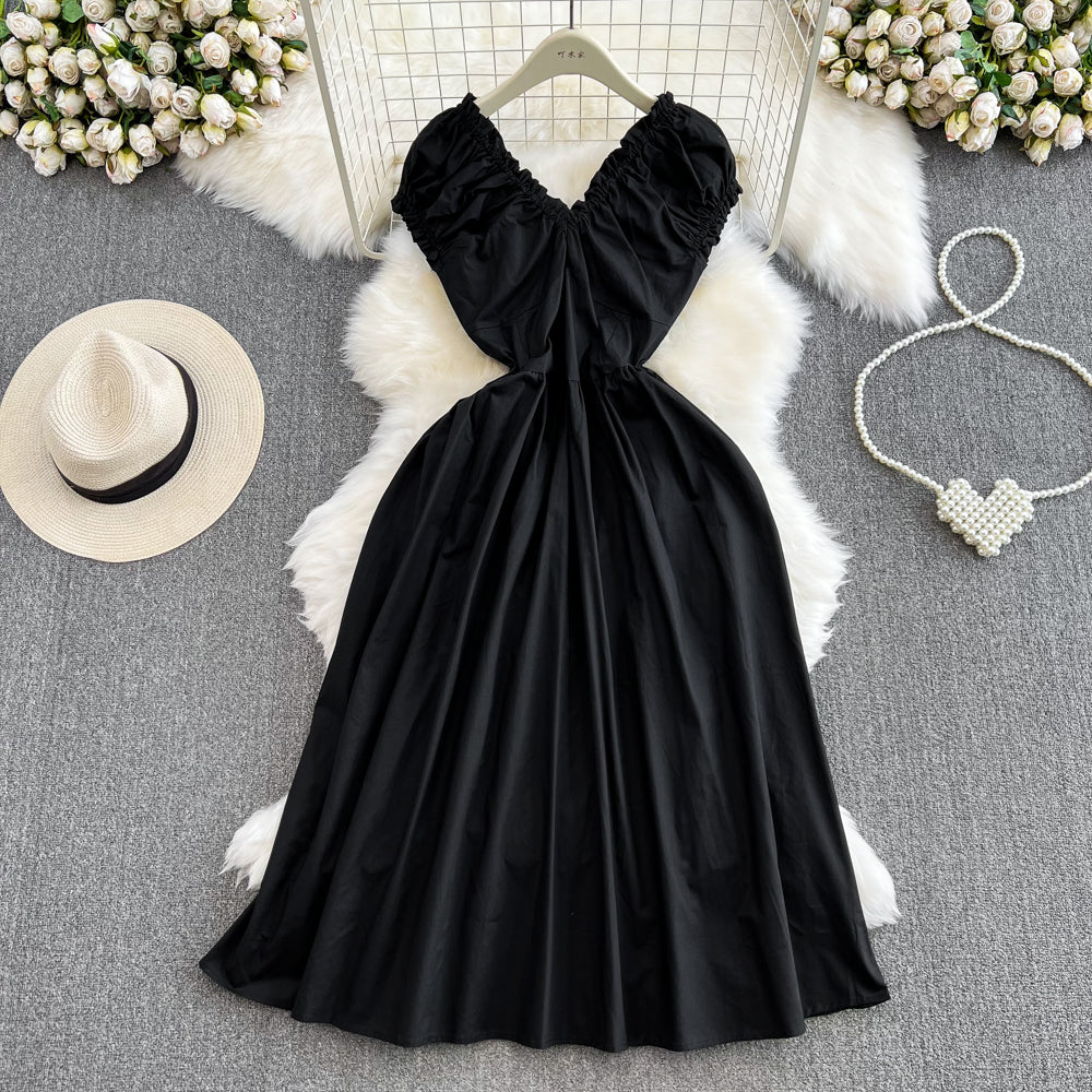 Cute V-neck Dress, Fashion Dress P263