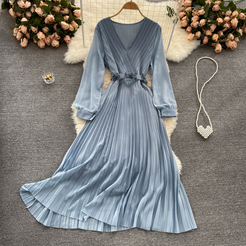 Cute V Neck Short Dress Fashion Dress P304