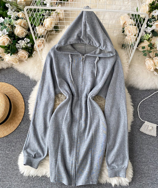 Cute Hoodie Casual Dress P296