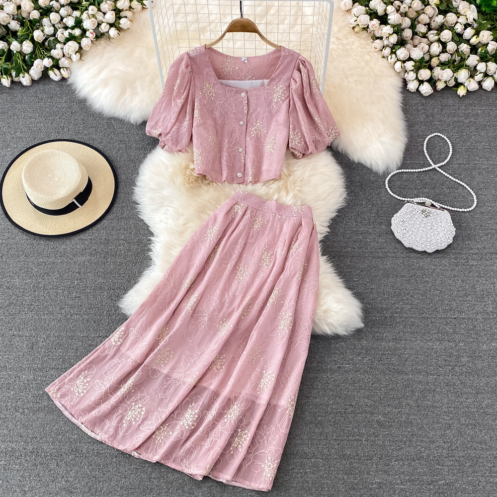 Cute Two Pieces Dress Fashion Dress P314