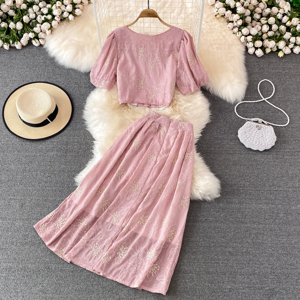 Cute Two Pieces Dress Fashion Dress P314