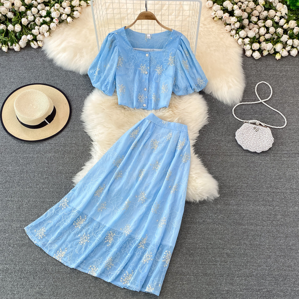 Cute Two Pieces Dress Fashion Dress P314