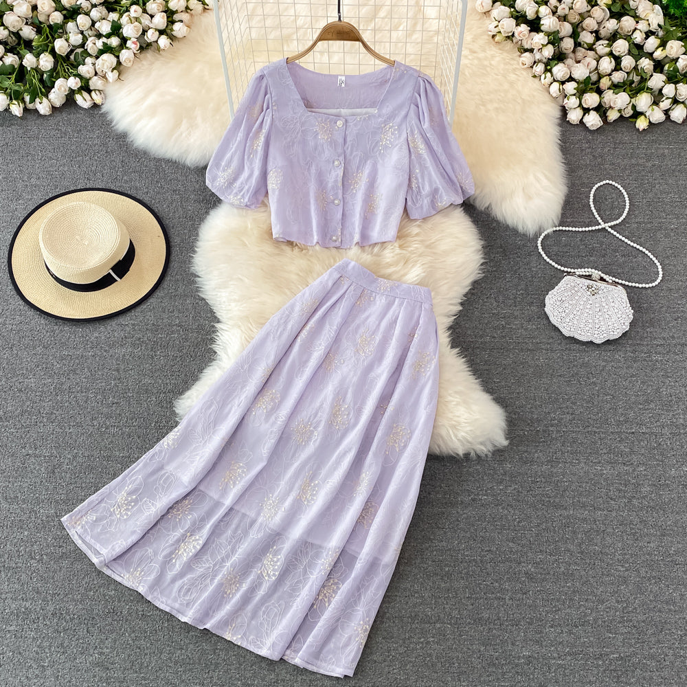 Cute Two Pieces Dress Fashion Dress P314