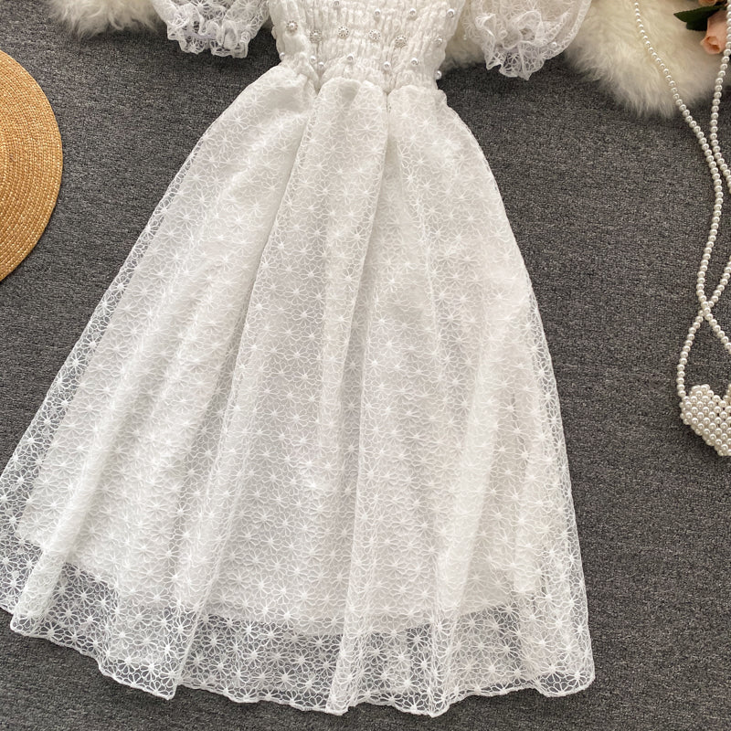 Cute Lace Short Dress Fashion Dress P312