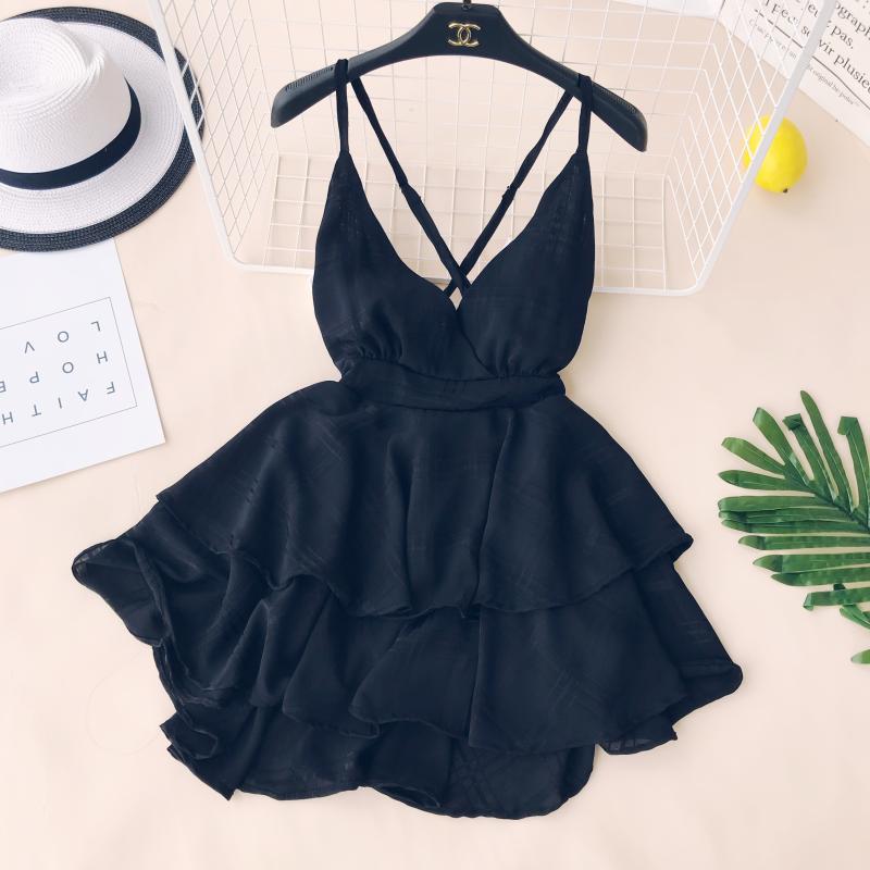 Sexy Straps Summer Short Dress Women Holiday Dress P164