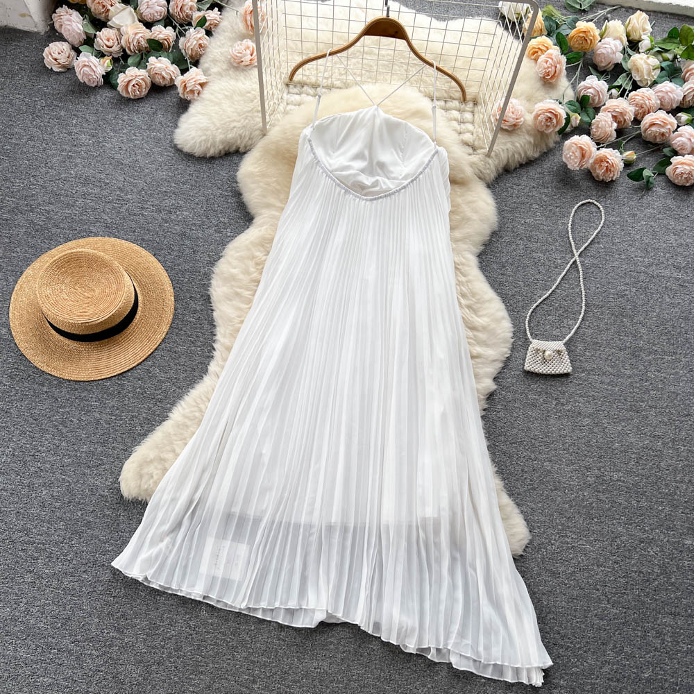 Sexy Halter Ruffles Dress Summer Women Holiday Dress P213