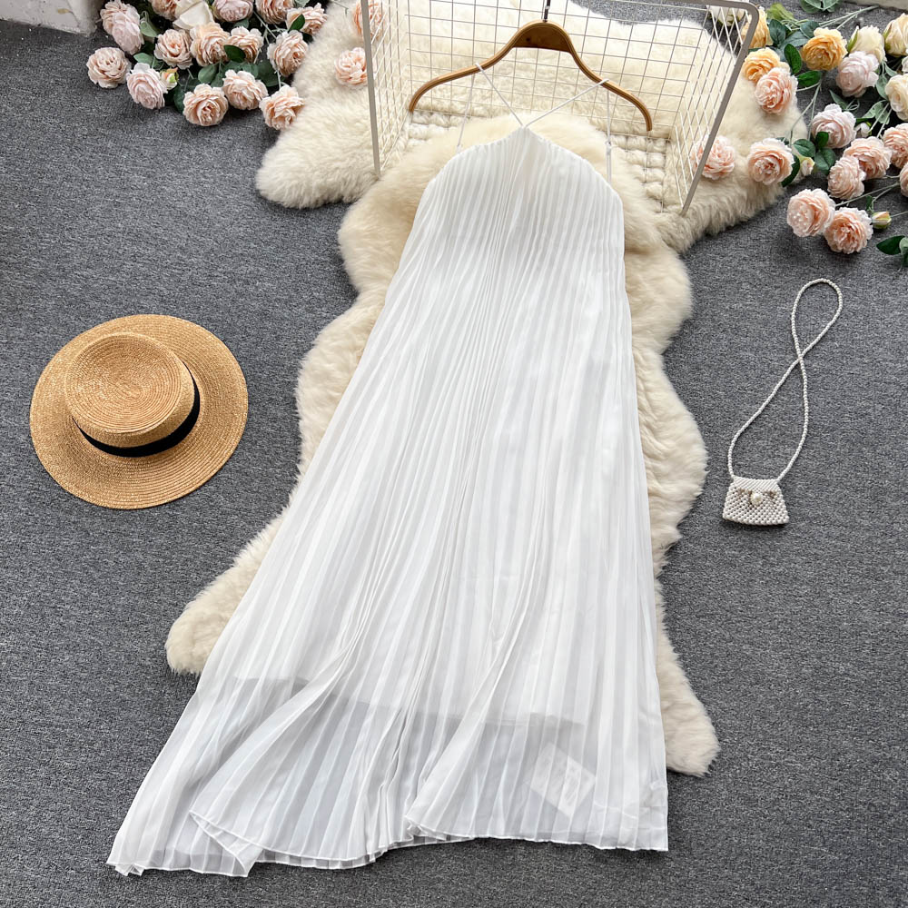 Sexy Halter Ruffles Dress Summer Women Holiday Dress P213