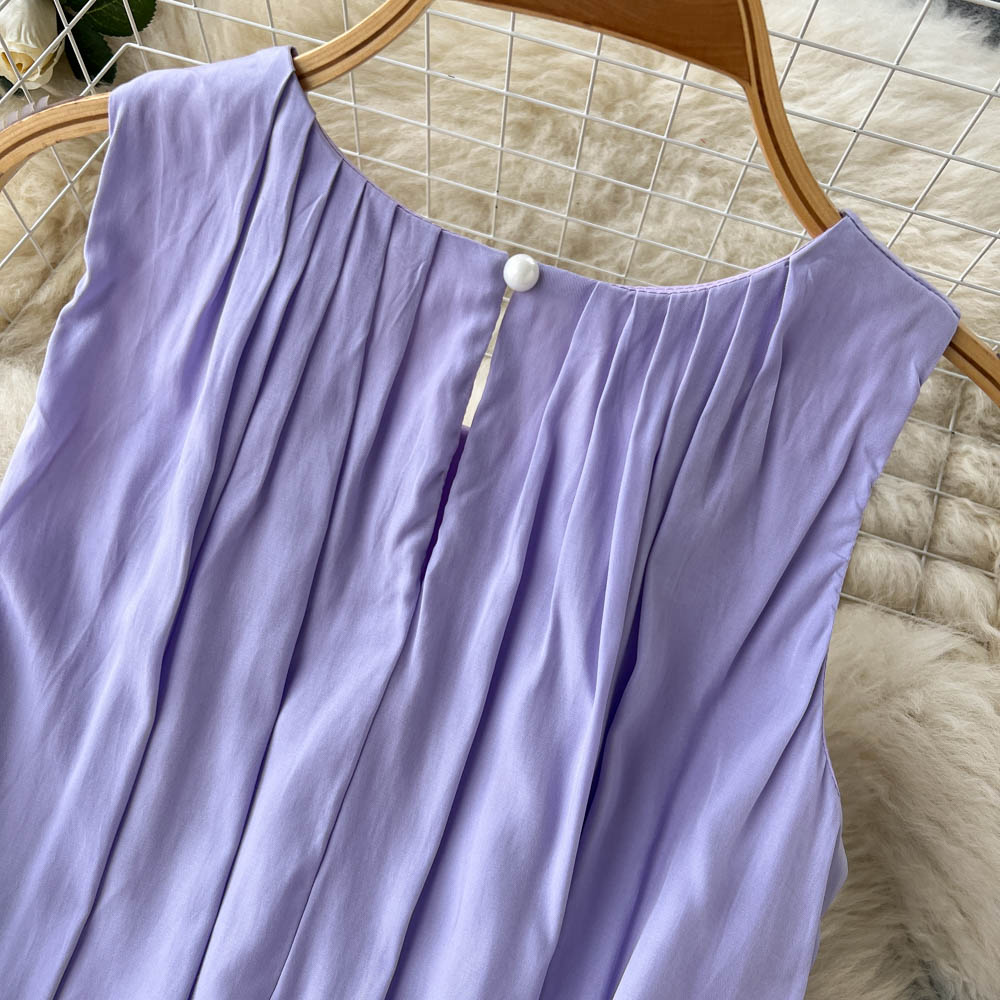 Simple Scoop Summer Beach Dress Women Holiday Dress P188