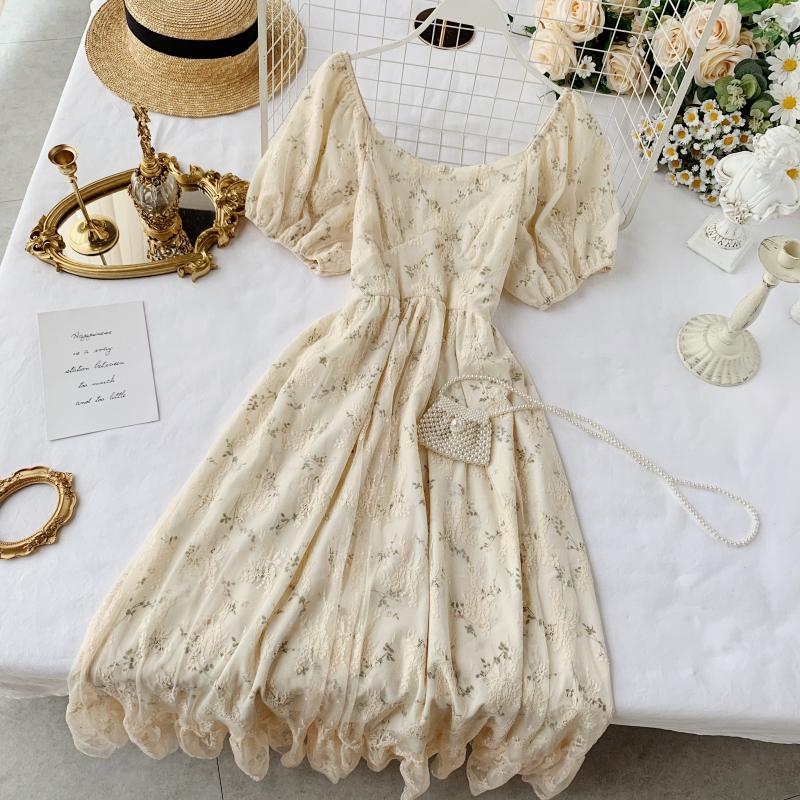 Cute lace dress women's dress P107