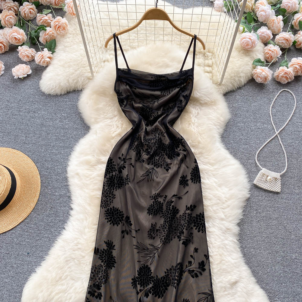 Sexy Tight Black Lace Dress Summer Women Holiday Dress P223