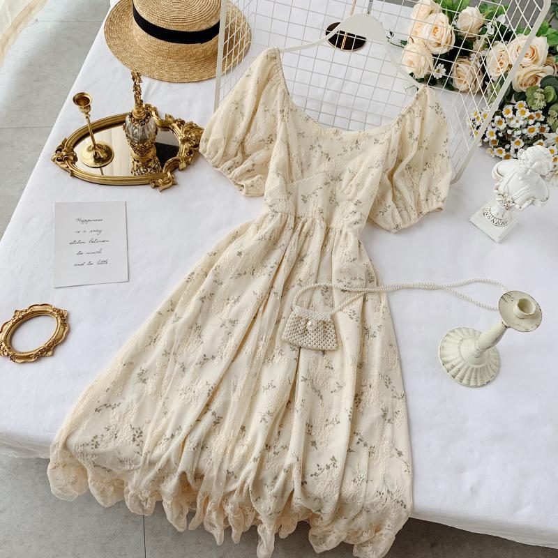 Cute lace dress women's dress P107