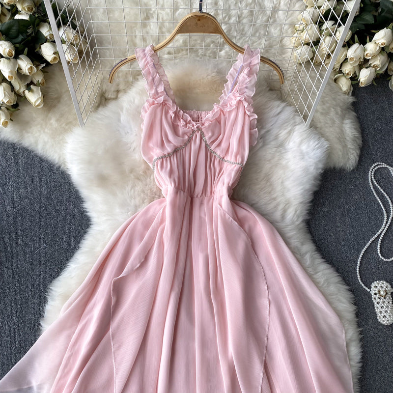 Pink A-Line Fashion dress 004