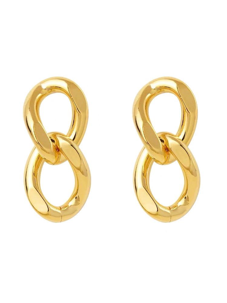 2023 new trendy earrings light luxury high-end niche geometric design earrings for women e011