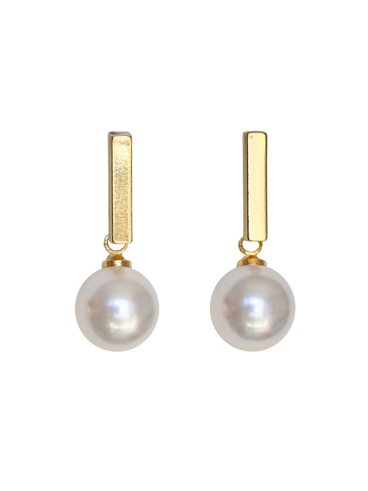 Daily Versatile Pearl Earrings Female Earrings Earrings Small and Delicate Ladies Earrings Silver Pins e016